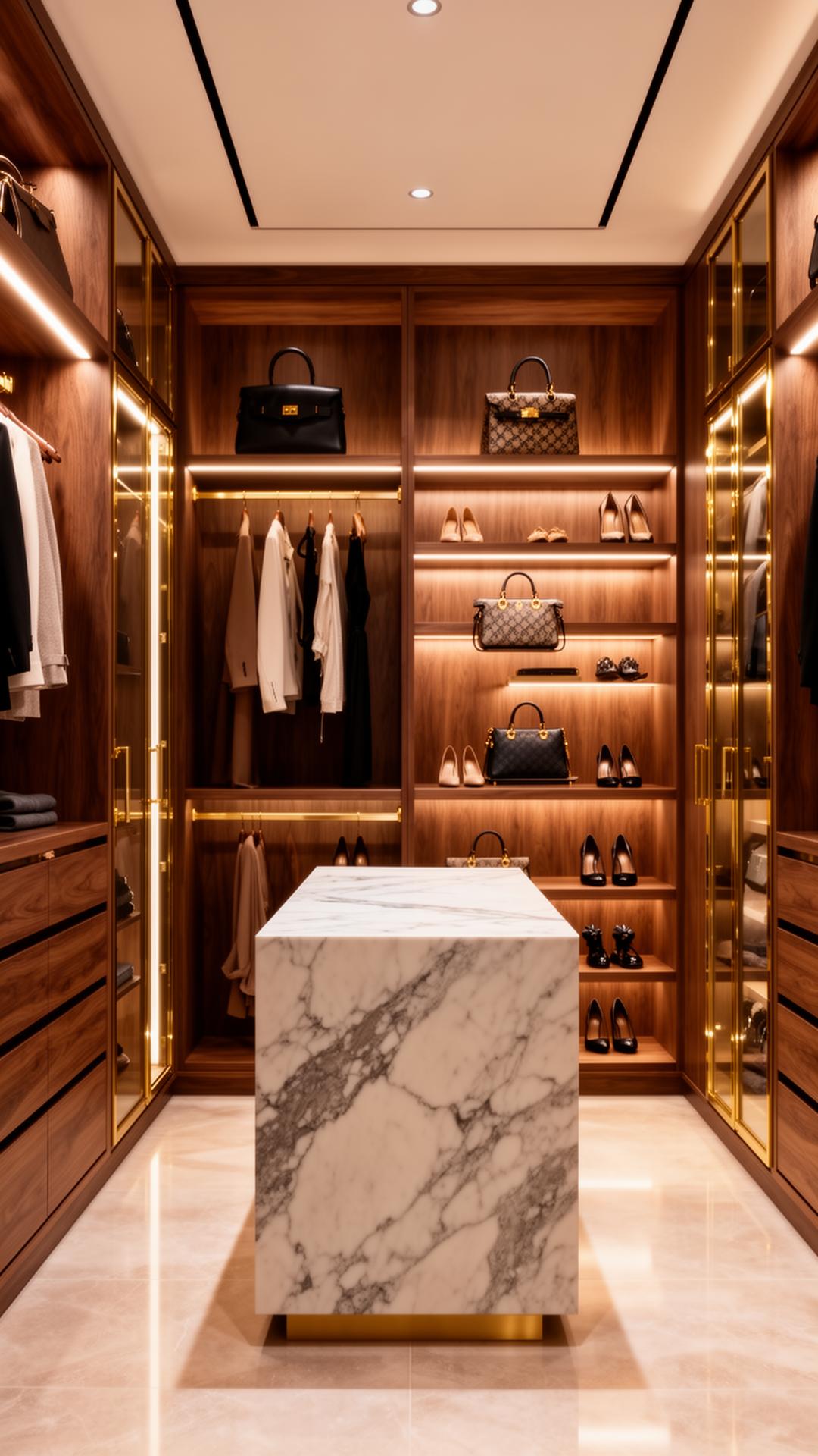 Closets planejado de alto padrão